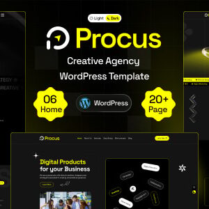 Procus - Modern Creative Digital Agency WordPress Theme